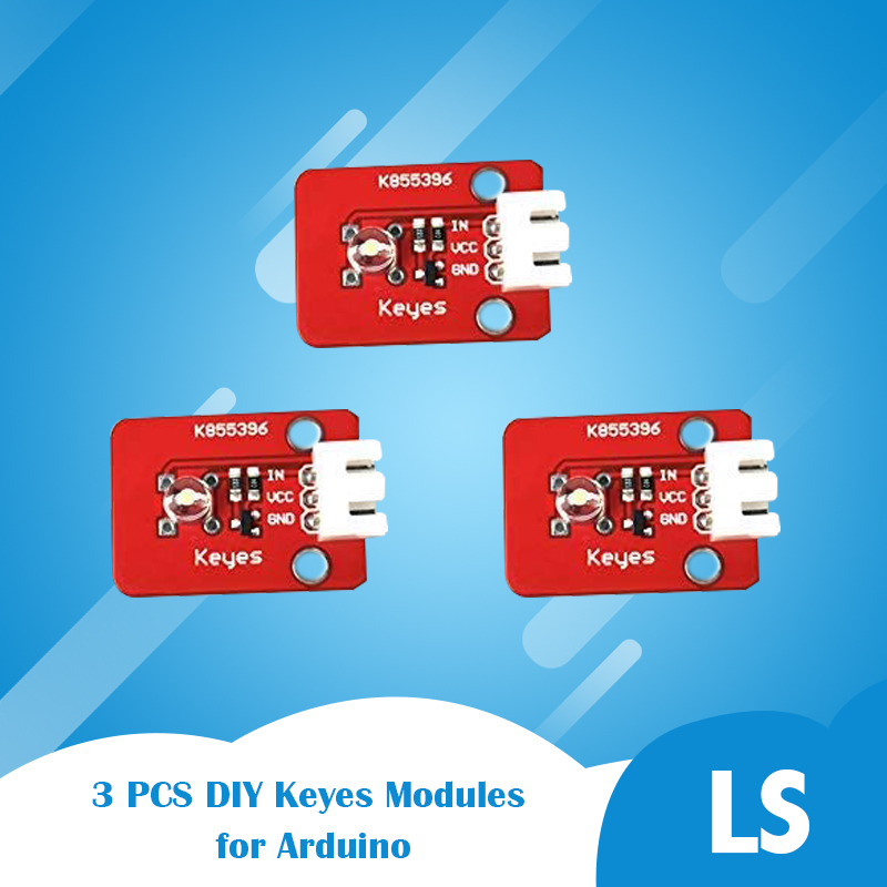 LS 3 PCS DIY Keyes Modules for Arduino (KY0071)